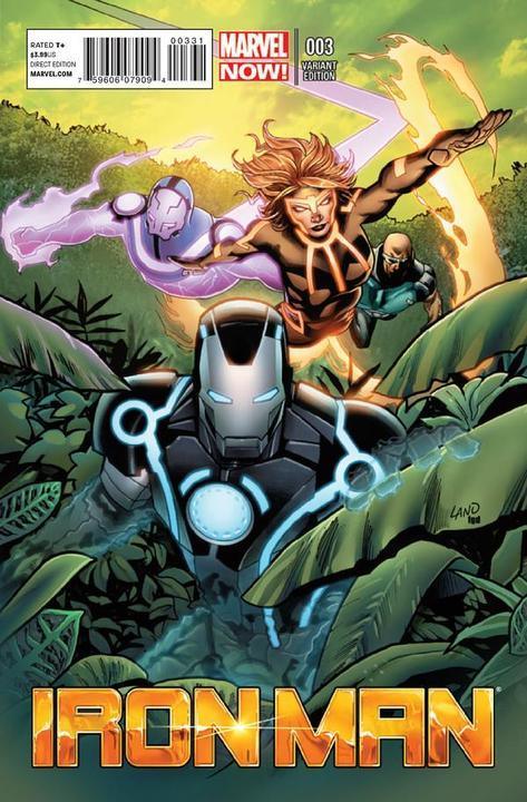 IRON MAN VOL 5 #3 LAND VAR NOW