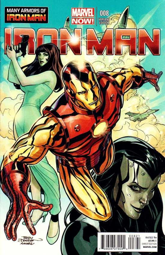 IRON MAN VOL 5 #8 IRON MANY MANY ARMORS VAR NOW - Kings Comics
