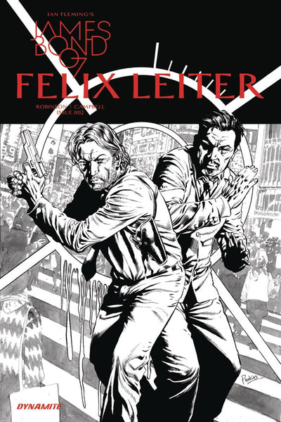 JAMES BOND FELIX LEITER #2 10 COPY B&W INCV