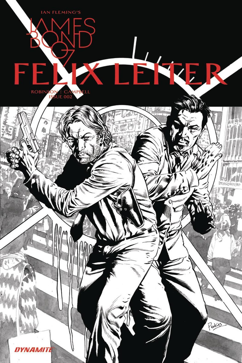 JAMES BOND FELIX LEITER #2 10 COPY B&W INCV