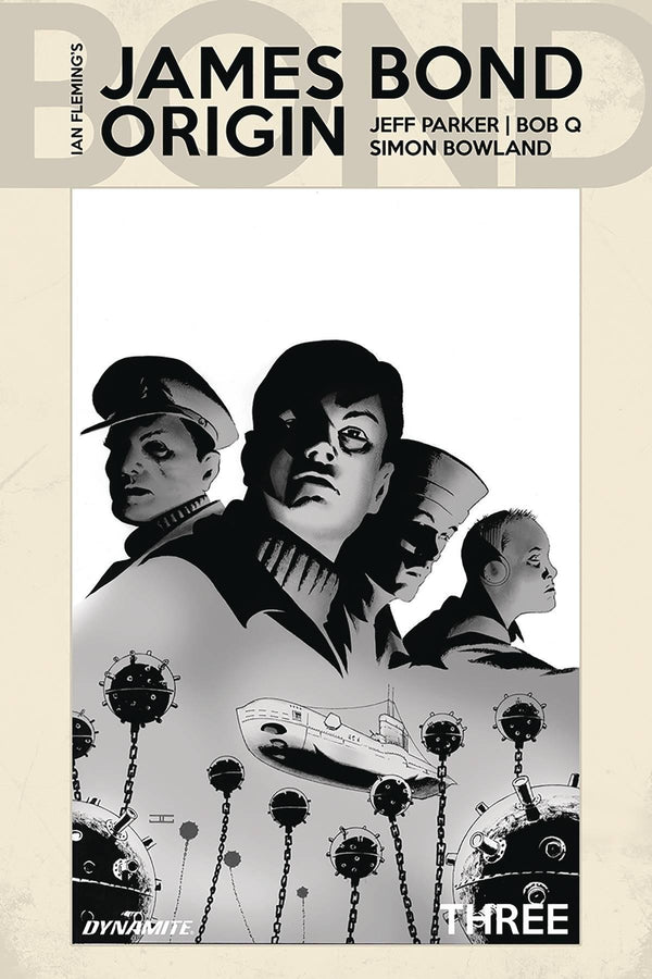 JAMES BOND ORIGIN #3 10 COPY CASSADAY B&W INCV