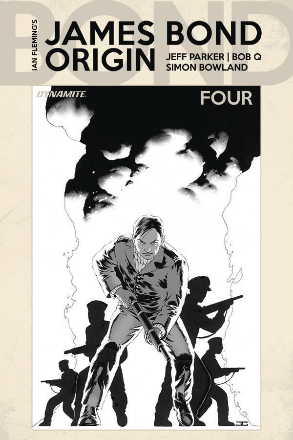 JAMES BOND ORIGIN #4 10 COPY CASSADAY B&W INCV