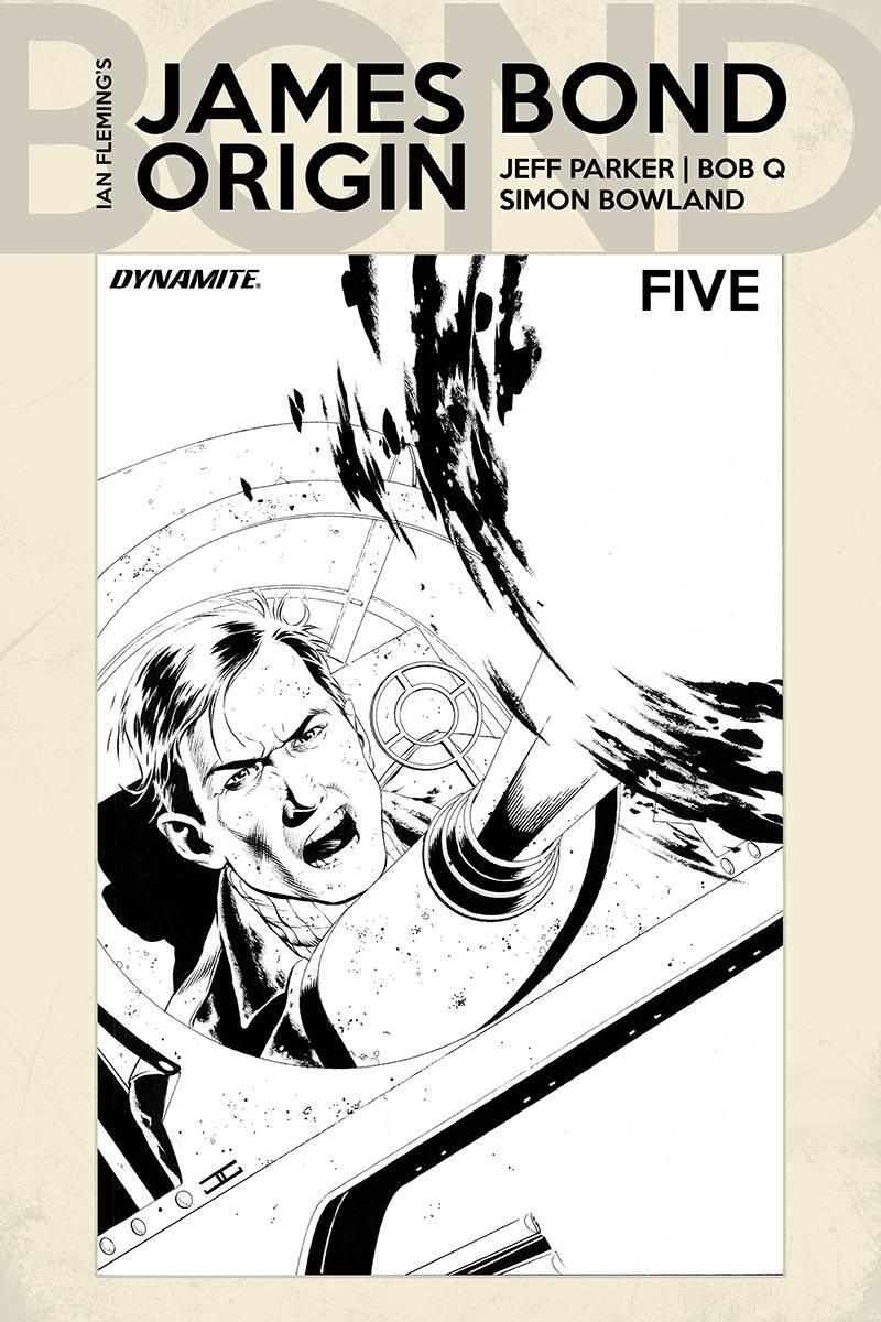 JAMES BOND ORIGIN #5 10 COPY CASSADAY B&W INCV