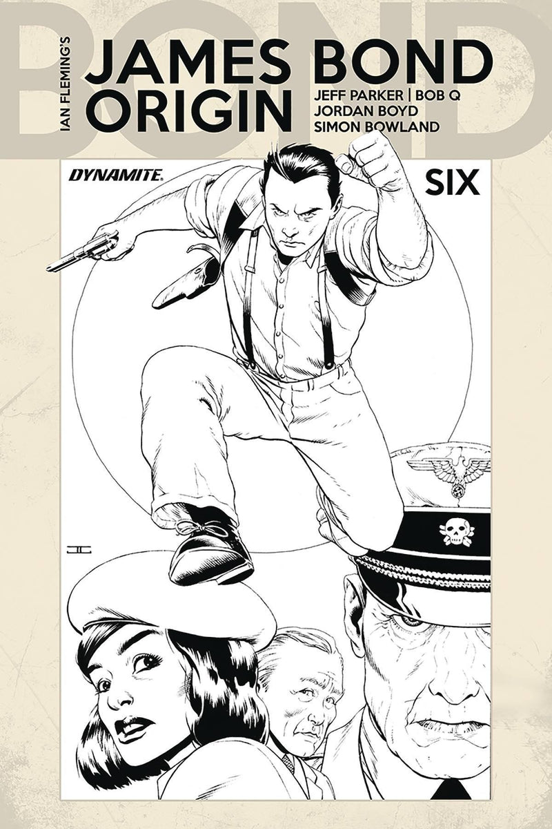 JAMES BOND ORIGIN #6 10 COPY CASSADAY B&W INCV