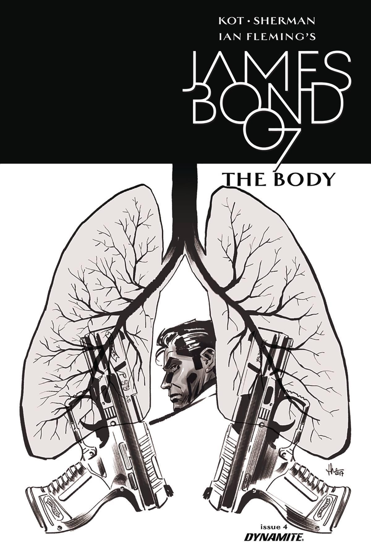 JAMES BOND THE BODY #5 CVR B 10 COPY CASALANGUIDA B&W INCV - Kings Comics