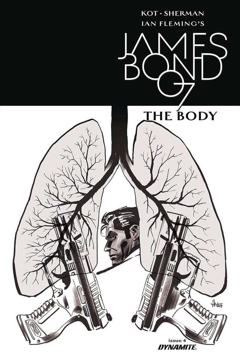 JAMES BOND THE BODY #5 CVR B 10 COPY CASALANGUIDA B&W INCV