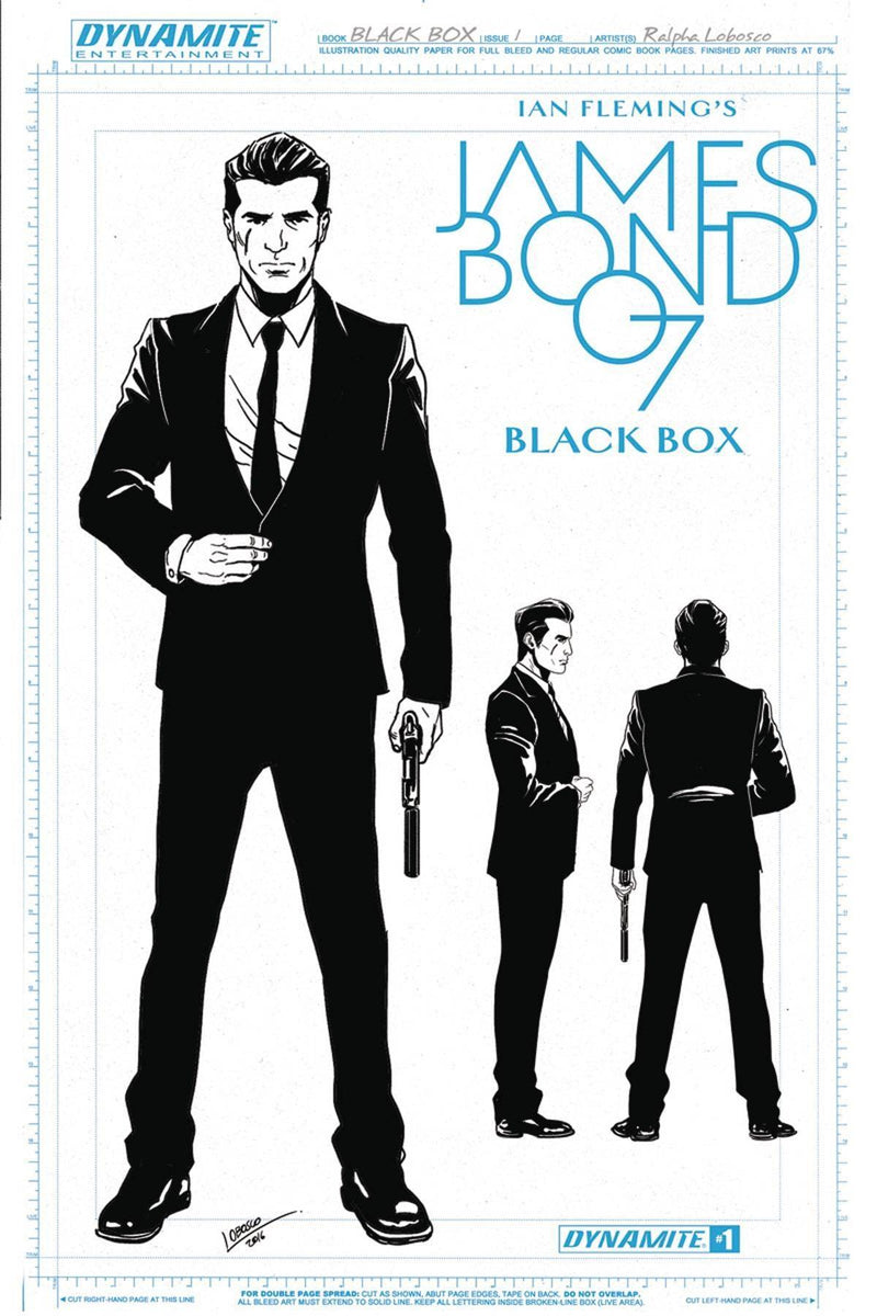 JAMES BOND VOL 2 #1 10 COPY LOBOSCO DESIGN INCV