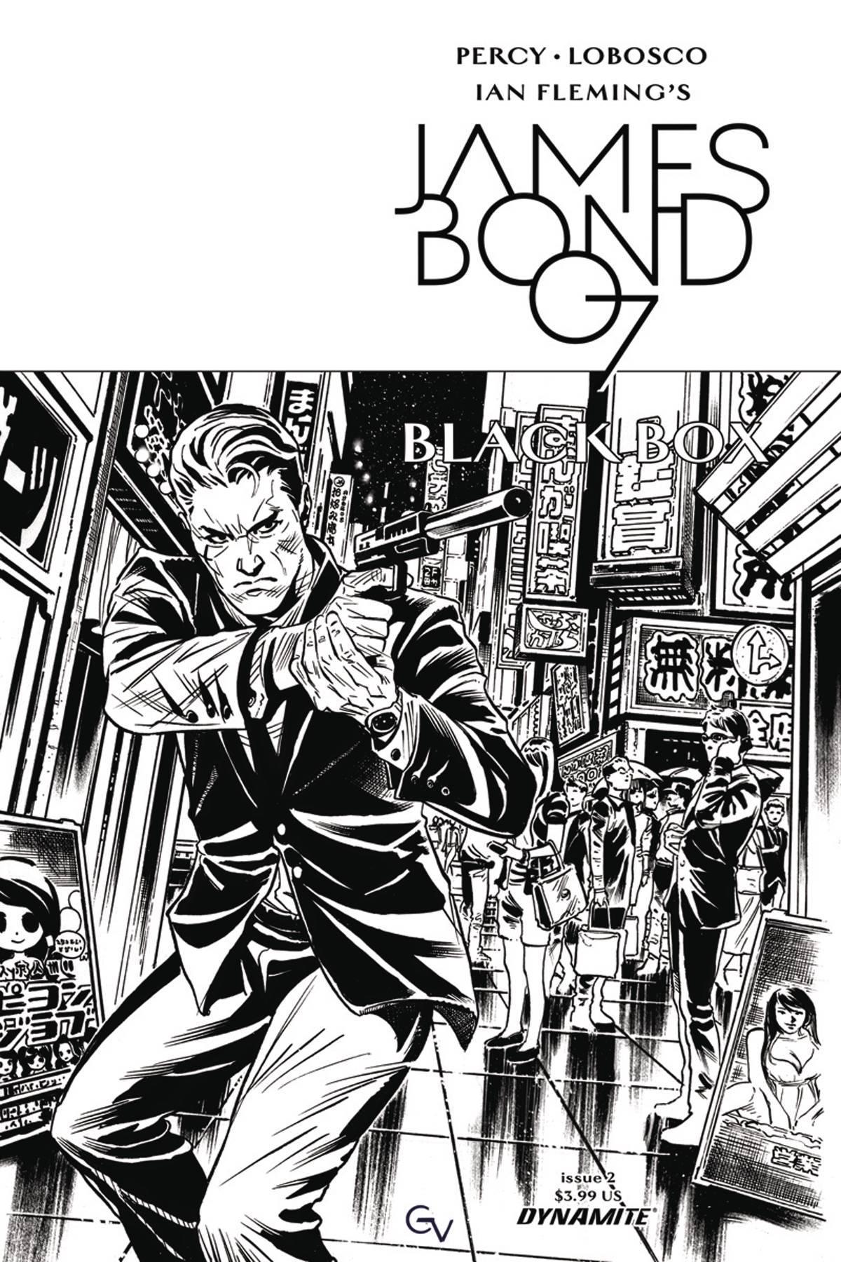 JAMES BOND VOL 2 #2 CVR D 10 COPY VALLETTA B&W INCV - Kings Comics