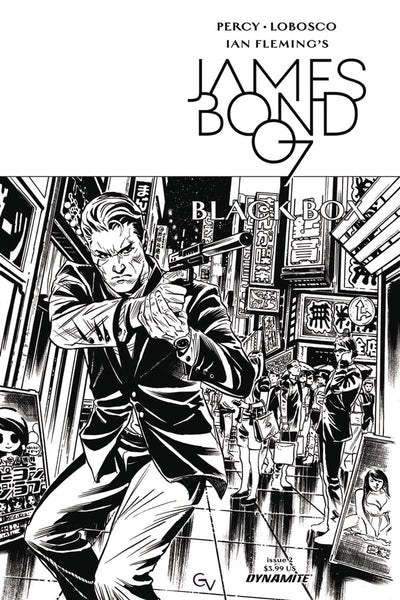 JAMES BOND VOL 2 #2 CVR D 10 COPY VALLETTA B&W INCV