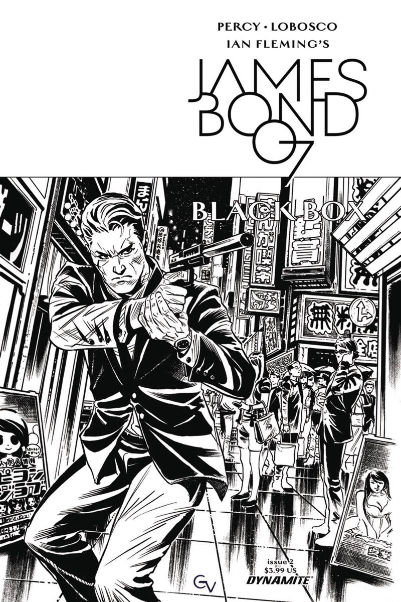 JAMES BOND VOL 2 #2 CVR D 10 COPY VALLETTA B&W INCV