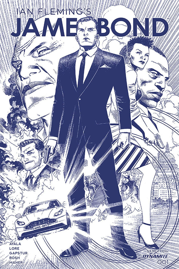 JAMES BOND VOL 3 #1 11 COPY CHEUNG TINT DRESSED FOC INCV