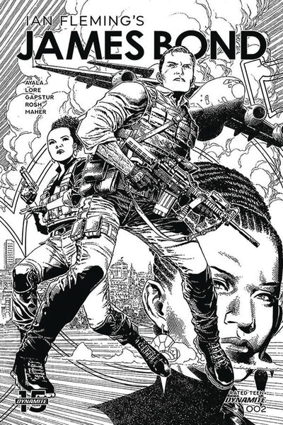 JAMES BOND VOL 3 #2 10 COPY CHEUNG B&W INCV