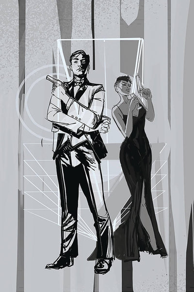 JAMES BOND VOL 3 #4 10 COPY RICHARDSON GREYSCALE INCV