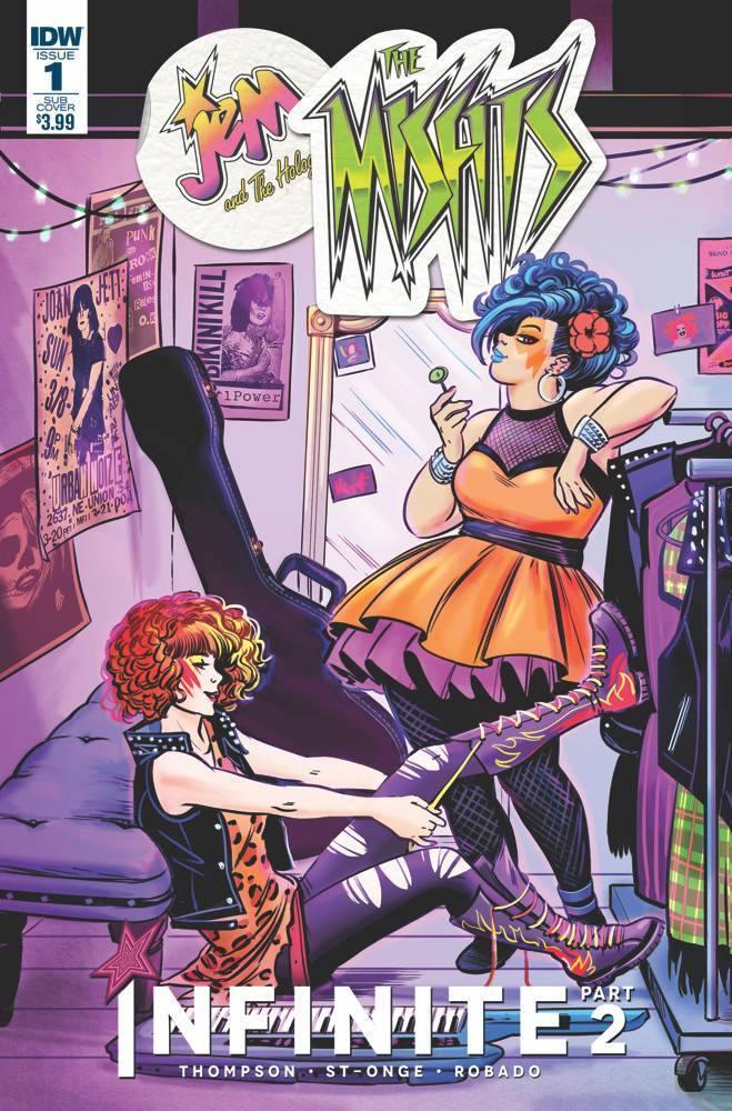 JEM & THE HOLOGRAMS MISFITS INFINITE #1 SUBSCRIPTION