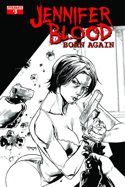 JENNIFER BLOOD BORN AGAIN #3 10 COPY SEGOVIA B&W INCV
