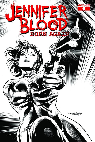 JENNIFER BLOOD BORN AGAIN #5 10 COPY SEGOVIA B&W INCV