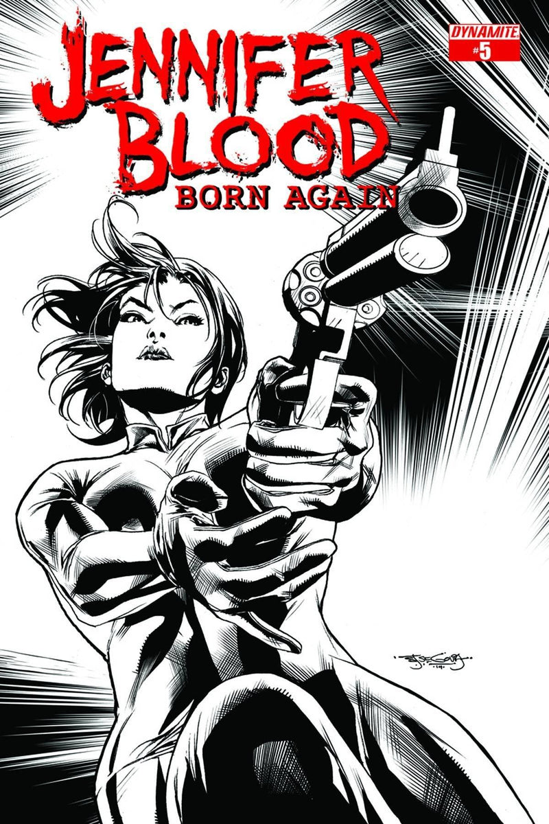 JENNIFER BLOOD BORN AGAIN #5 10 COPY SEGOVIA B&W INCV