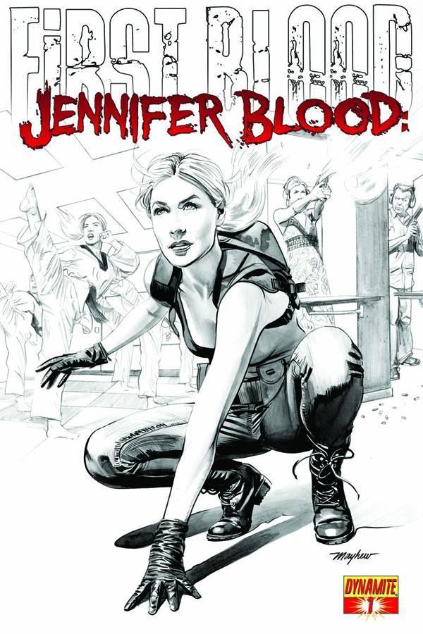 JENNIFER BLOOD FIRST BLOOD #1 15 COPY MAYHEW B&W INCV