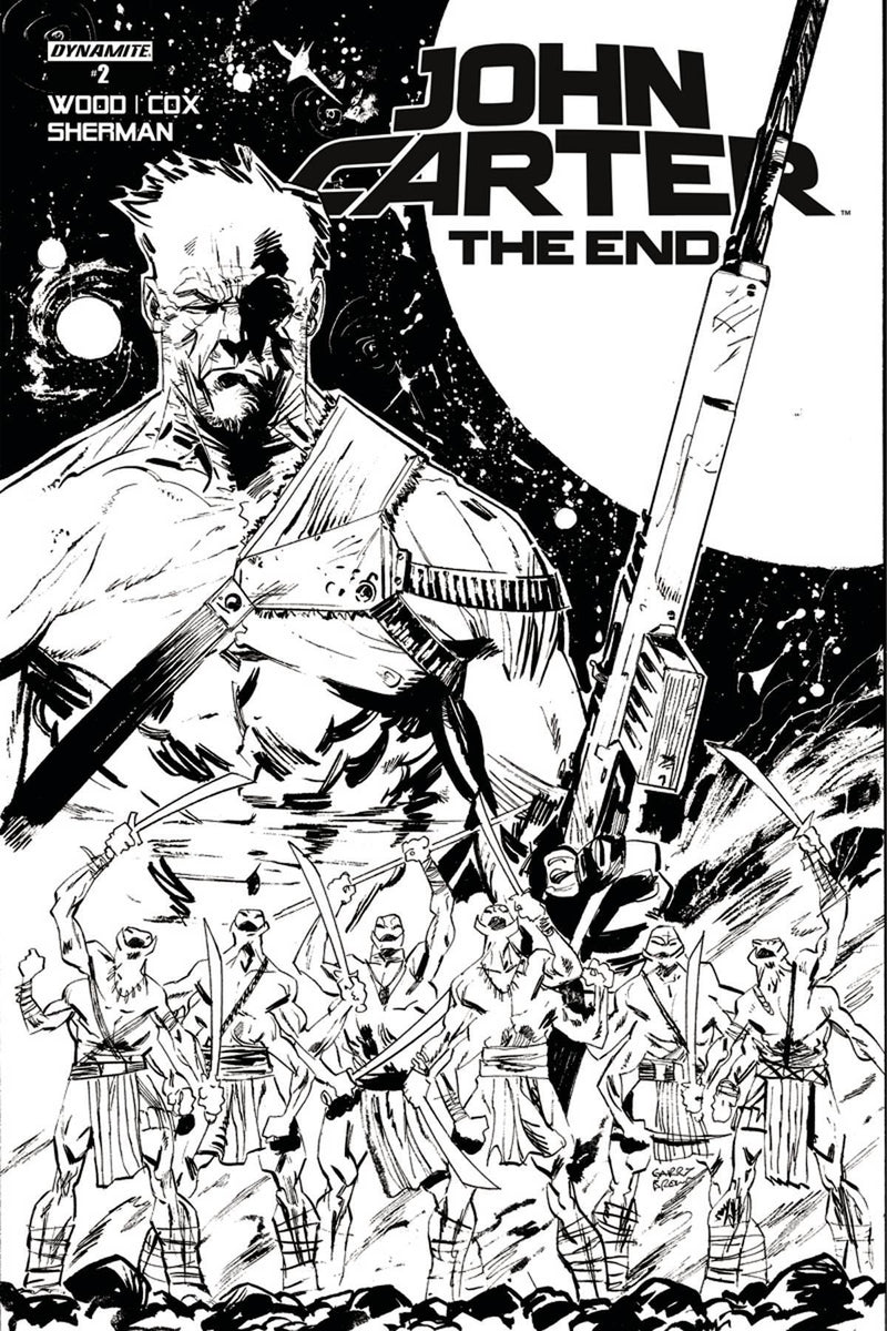JOHN CARTER THE END #2 10 COPY BROWN B&W INCV
