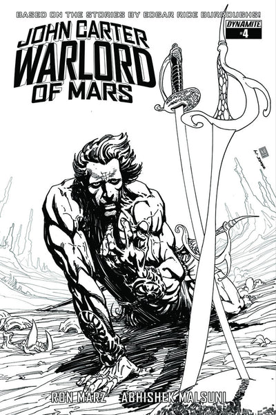 JOHN CARTER WARLORD #4 10 COPY SEARS B&W INCV