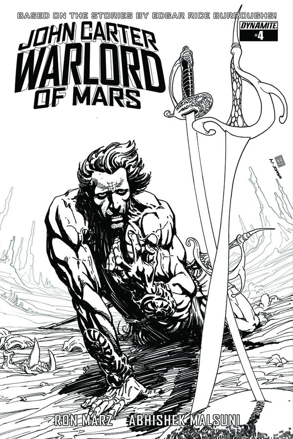 JOHN CARTER WARLORD #4 10 COPY SEARS B&W INCV
