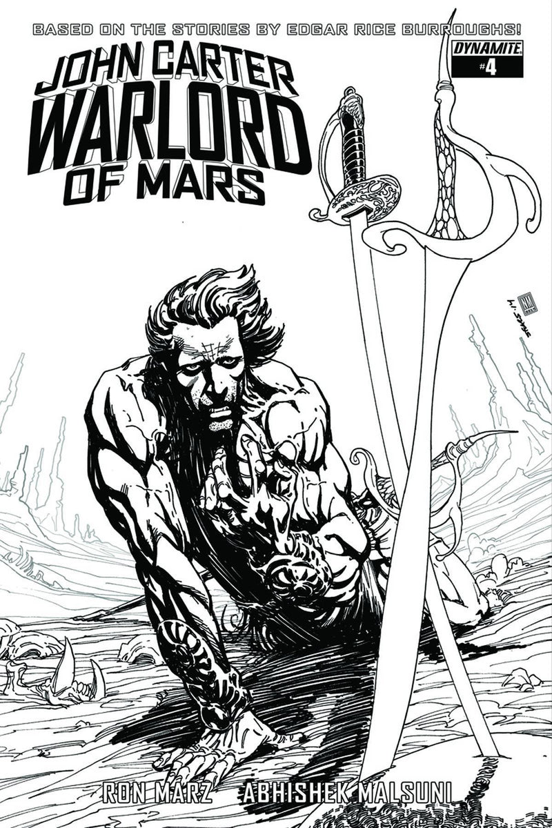 JOHN CARTER WARLORD #4 10 COPY SEARS B&W INCV