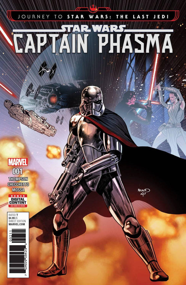 JOURNEY TO STAR WARS LAST THE LAST JEDI CAPTAIN PHASMA (2017) #1