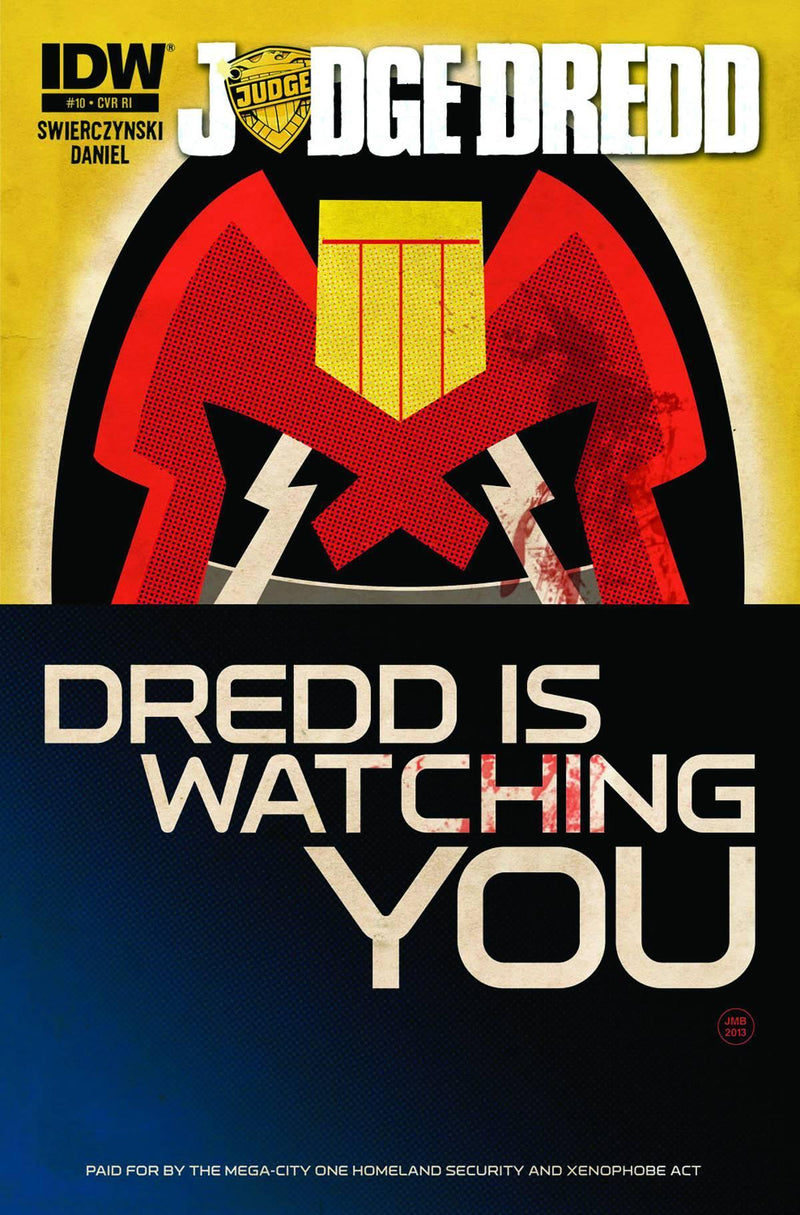 JUDGE DREDD VOL 4 #10 10 COPY INCV