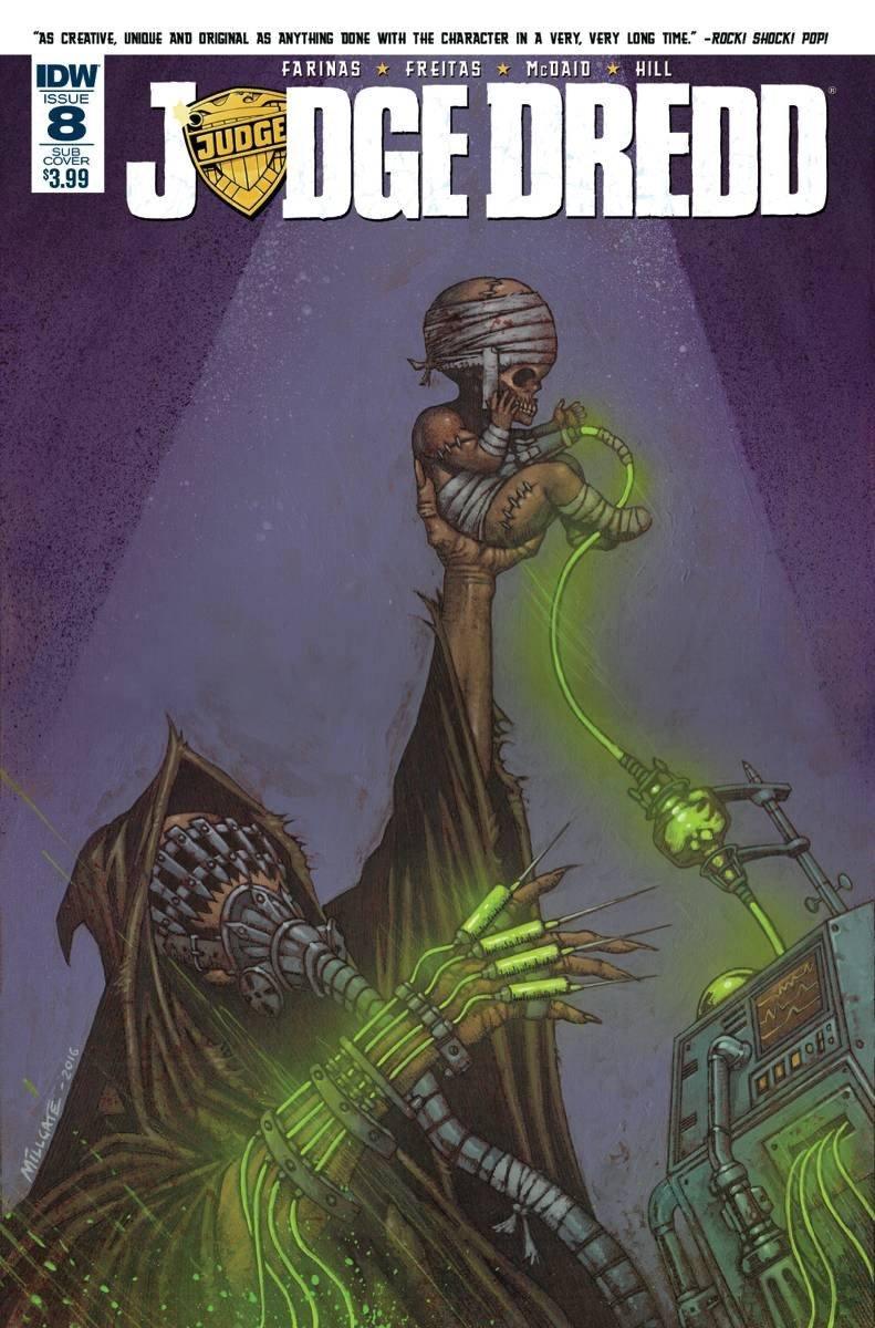 JUDGE DREDD VOL 5 #8 SUBSCRIPTION VAR