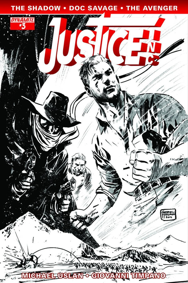 JUSTICE INC #3 10 COPY HARDMAN B&W INCV