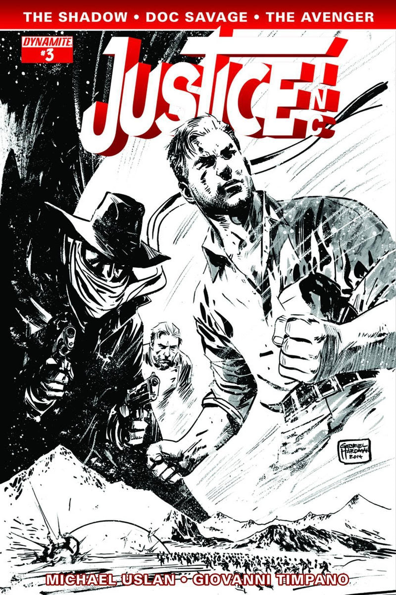 JUSTICE INC #3 10 COPY HARDMAN B&W INCV