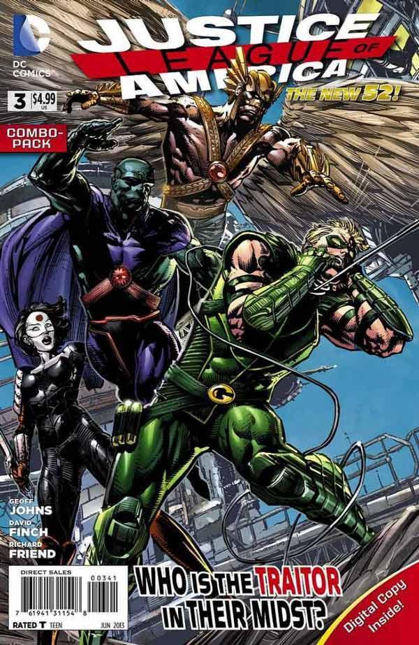 JUSTICE LEAGUE OF AMERICA (2013) #3 COMBO PACK