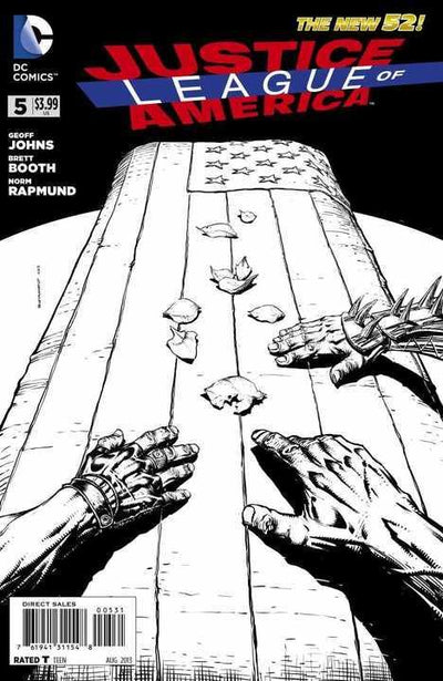 JUSTICE LEAGUE OF AMERICA (2013) #5 BLACK & WHITE VARIANT ED