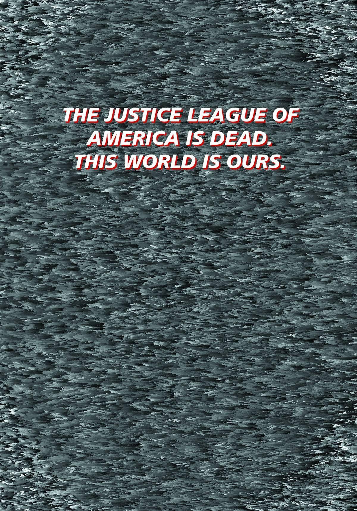 JUSTICE LEAGUE OF AMERICA VOL 3 #8 BLACK & WHITE VAR ED (EVIL) - Kings Comics