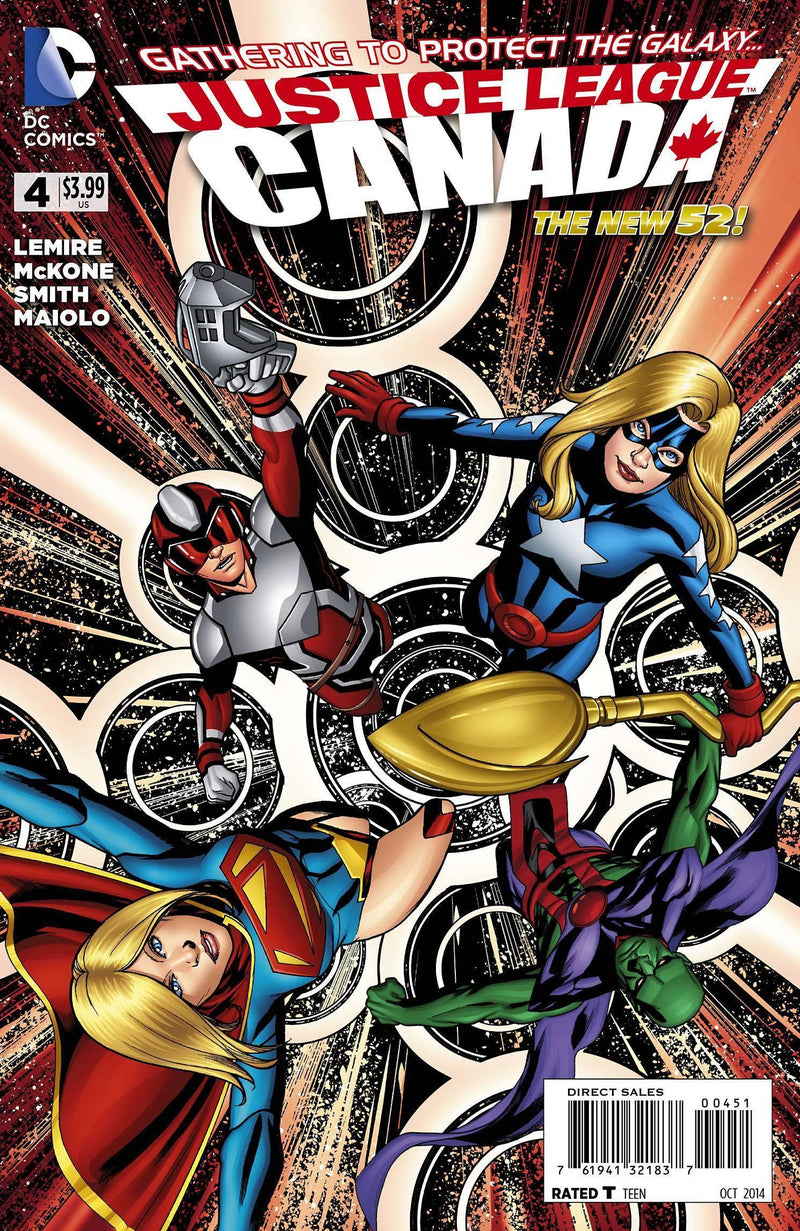JUSTICE LEAGUE UNITED #4 CANADA VAR ED