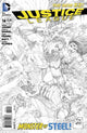JUSTICE LEAGUE (2011) #14 BLACK & WHITE VAR ED