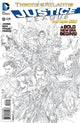 JUSTICE LEAGUE (2011) #15 BLACK & WHITE VAR ED