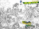 JUSTICE LEAGUE (2011) #19 BLACK & WHITE VAR ED