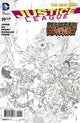 JUSTICE LEAGUE (2011) #20 BLACK & WHITE VAR ED