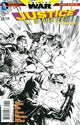 JUSTICE LEAGUE (2011) #23 BLACK & WHITE VAR ED (TRINITY)