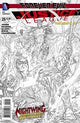 JUSTICE LEAGUE (2011) #25 BLACK & WHITE VAR ED (EVIL)