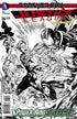 JUSTICE LEAGUE VOL 2 #26 BLACK & WHITE VAR ED (EVIL) - Kings Comics