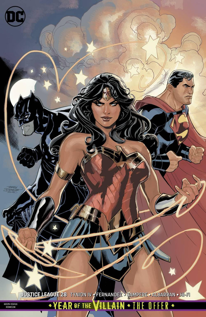 JUSTICE LEAGUE VOL 4 #28 VAR ED YOTV THE OFFER