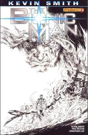 KEVIN SMITH BIONIC MAN #2 25 COPY LAU B&W INCV