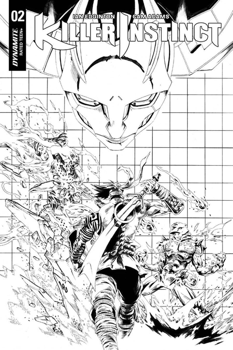 KILLER INSTINCT #2 CVR D 10 COPY LAU B&W INCV