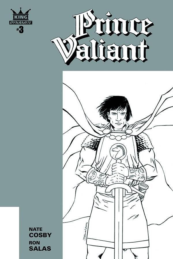 KING PRINCE VALIANT #3 10 COPY SHALVEY B&W INCV