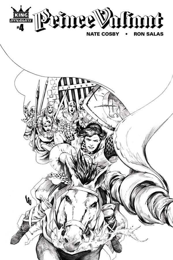 KING PRINCE VALIANT #4 10 COPY LAU B&W INCV