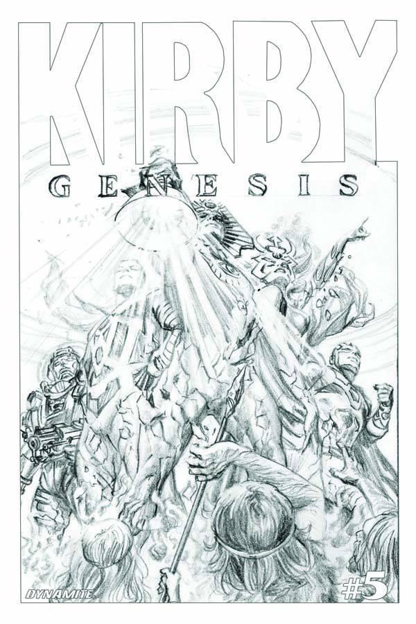 KIRBY GENESIS #5 25 COPY ROSS SKETCH INCV