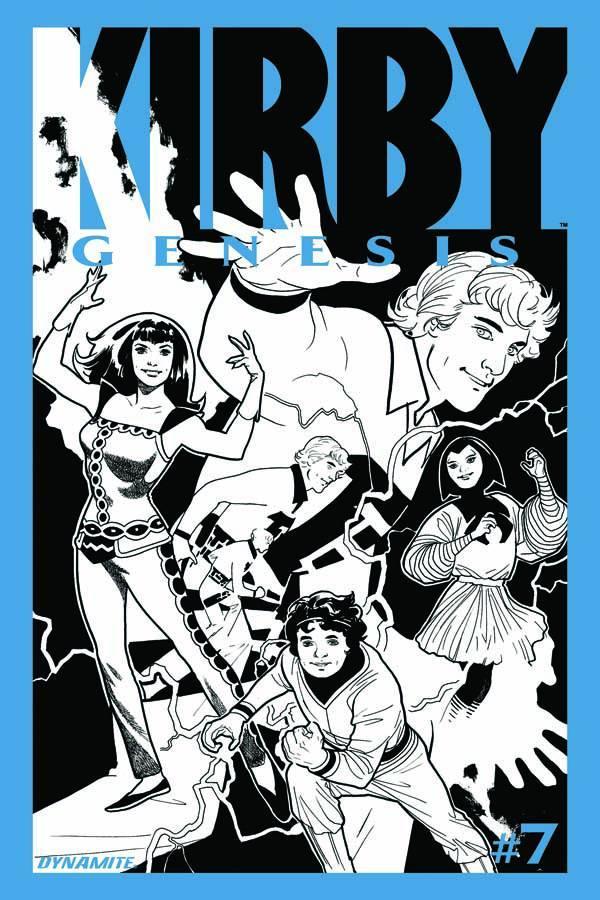 KIRBY GENESIS #7 15 COPY SOOK B&W INCV