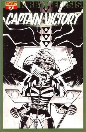 KIRBY GENESIS CAPTAIN VICTORY #2 15 COPY OEMING B&W INCV - Kings Comics